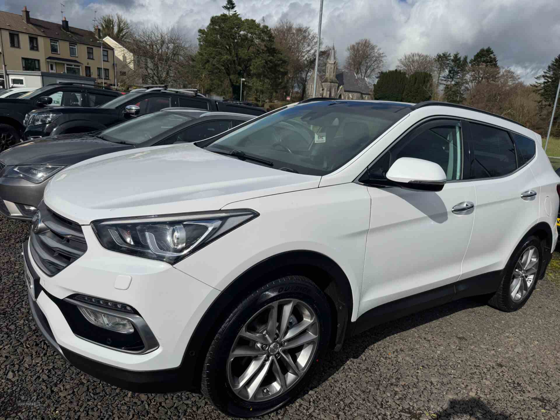 2017 HYUNDAI SANTA FE 2017 102000 DIESEL 10,300 AUTO, 7 SEATER, LEATHER, PAN ROOF CAR DETAILS... photo